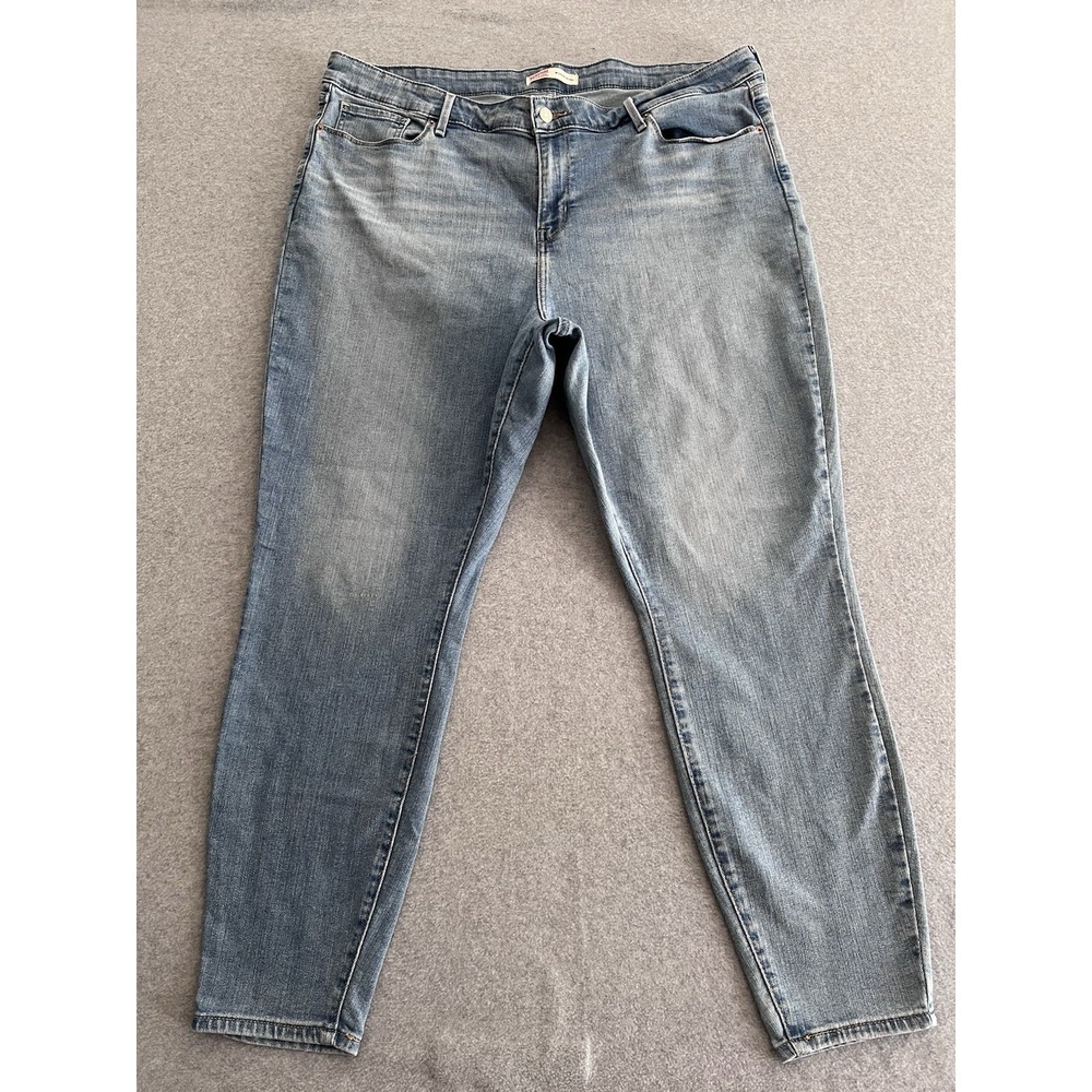 Signature By Levi Strauss & Co. Womens Blue Mid Rise Skinny Jeans 22 - W25 - Picture 1 of 11